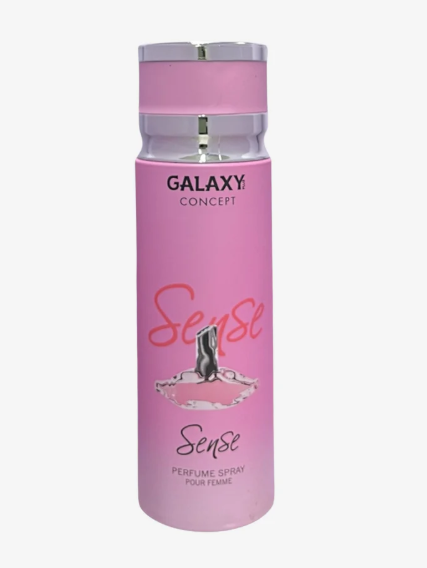 12 PCS (2.50 each) Galaxy Plus SENSE Perfume Spray Pour Femme 200ml