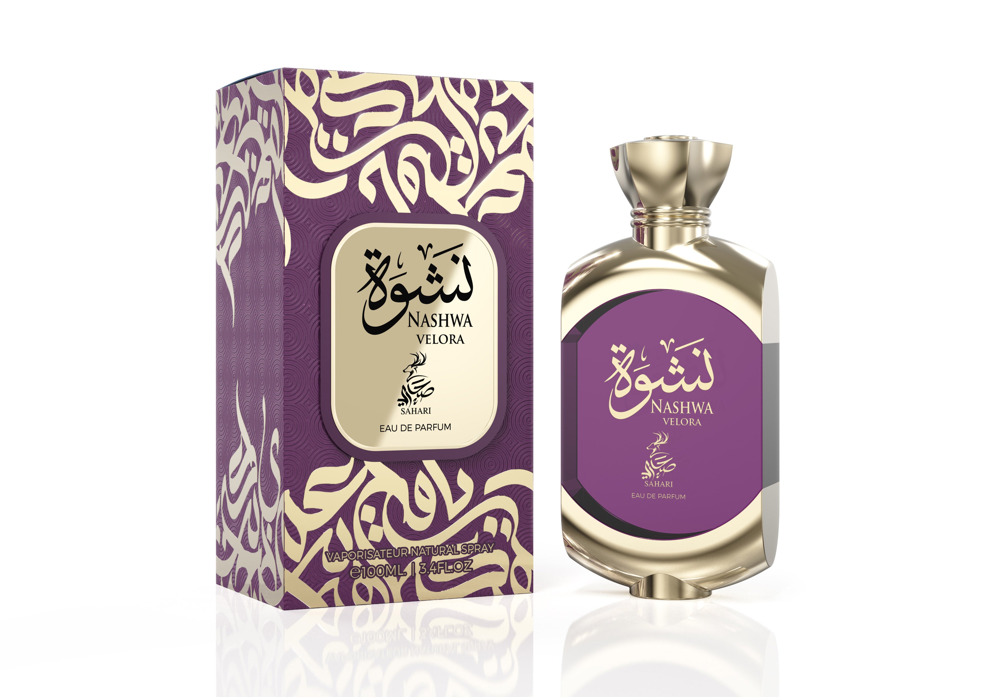 12 PCS (13.75 each) Sahari Nashwa Velora Eau De Parfum 100ml 3.4fl.oz