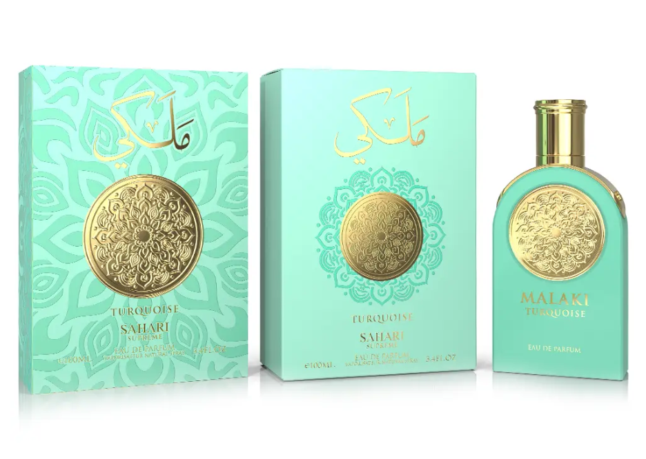 12 PCS (13.75 each) Sahari Malaki TURQUOISE Eau de Parfum 100ml 3.4fl.oz
