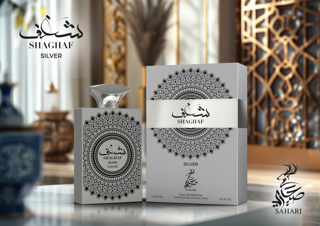 12 PCS (12 each) Sahari Shaghaf Silver Eau de Parfum 100ml
