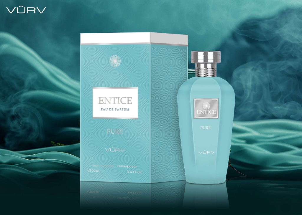 12 PCS (12 each) Vurv Entice Pure Eau de Parfum 100ml 3.4fl.oz