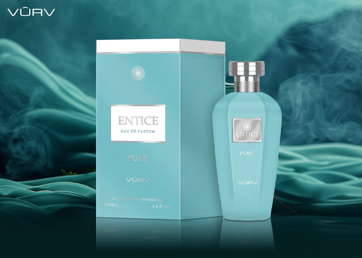 12 PCS (12 each) Vurv Entice Pure Eau de Parfum 100ml 3.4fl.oz