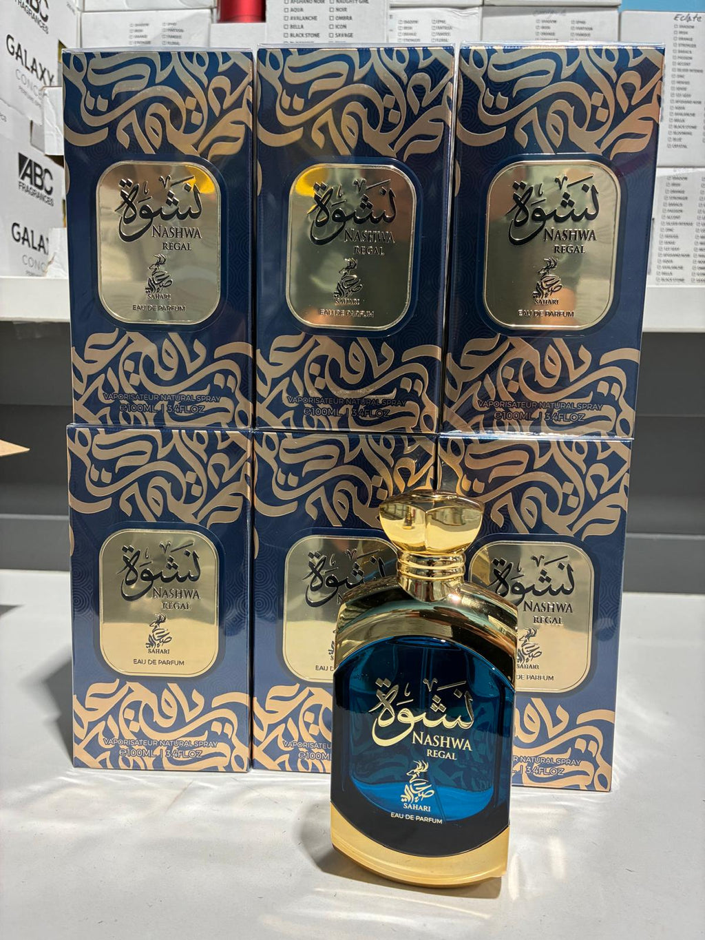 6 PCS (17 each) Sahari Nashwa Regal Eau De Parfum 100ml 3.4fl.oz