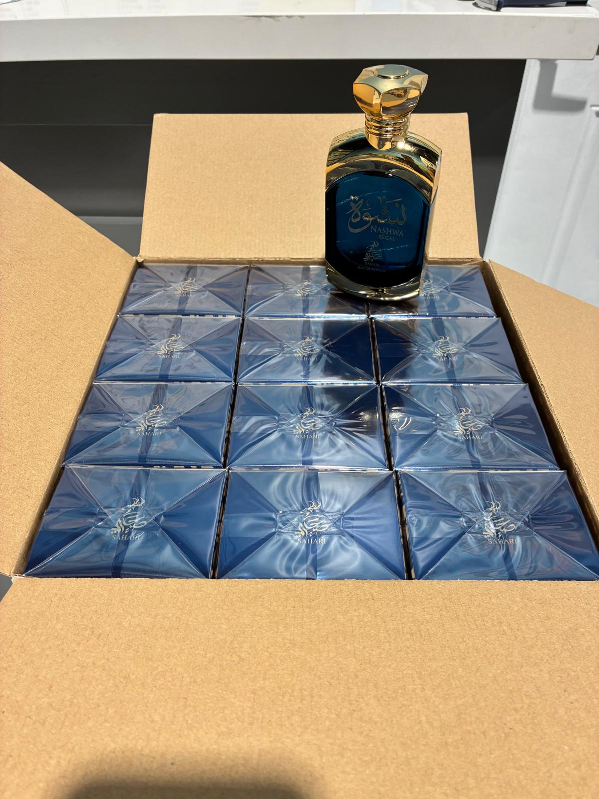 12 PCS (13.75 each) Sahari Nashwa Regal Eau De Parfum 100ml 3.4fl.oz