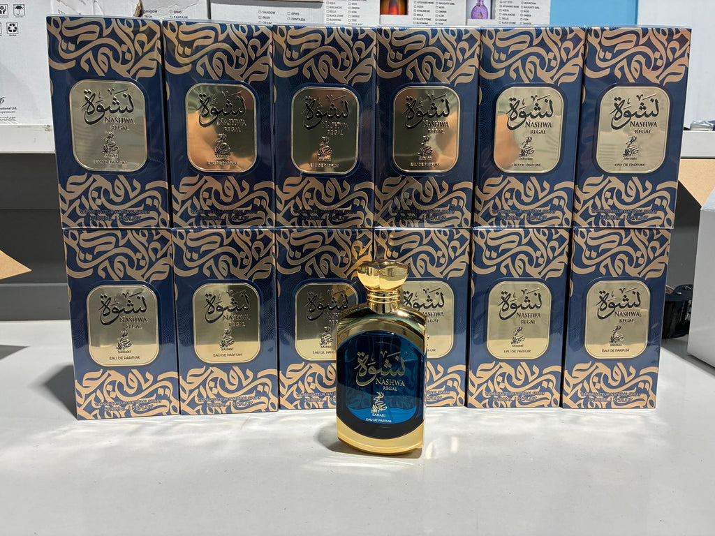 12 PCS (13.75 each) Sahari Nashwa Regal Eau De Parfum 100ml 3.4fl.oz
