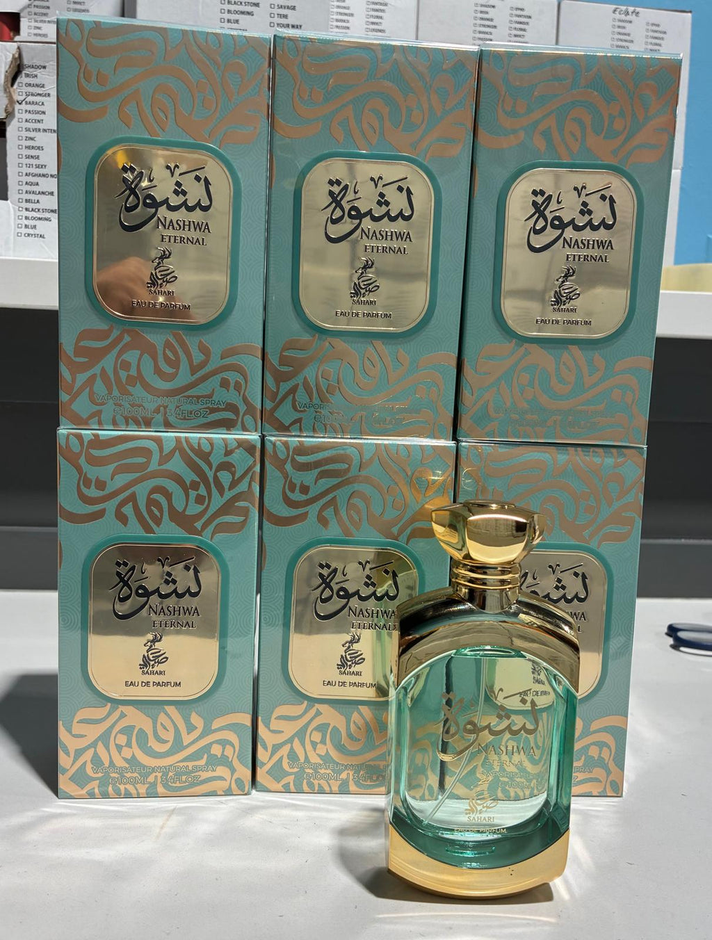 6 PCS (17 each) Sahari Nashwa Eternal Eau de Parfum 100ml 3.4fl.oz