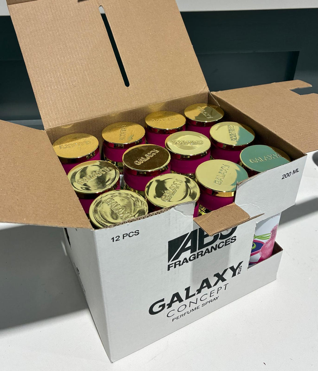 12 PCS (2.5 each) Galaxy Plus FANTASIA Perfume Spray Pour Femme 200ml