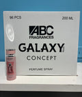 96 PCS (1.56 each) Galaxy Plus DELIGHT Perfume Spray Pour Femme 200ml