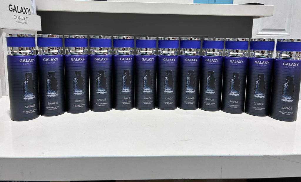 12 PCS (2.50 each) Galaxy Plus SAVAGE Perfume Spray Pour Homme 200ml
