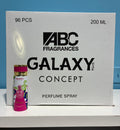 96 PCS (1.56 each) Galaxy Plus FANTASIA Perfume Spray Pour Femme 200ml