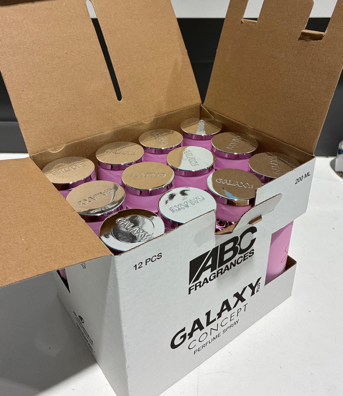 12 PCS (2.50 each) Galaxy Plus SENSE Perfume Spray Pour Femme 200ml