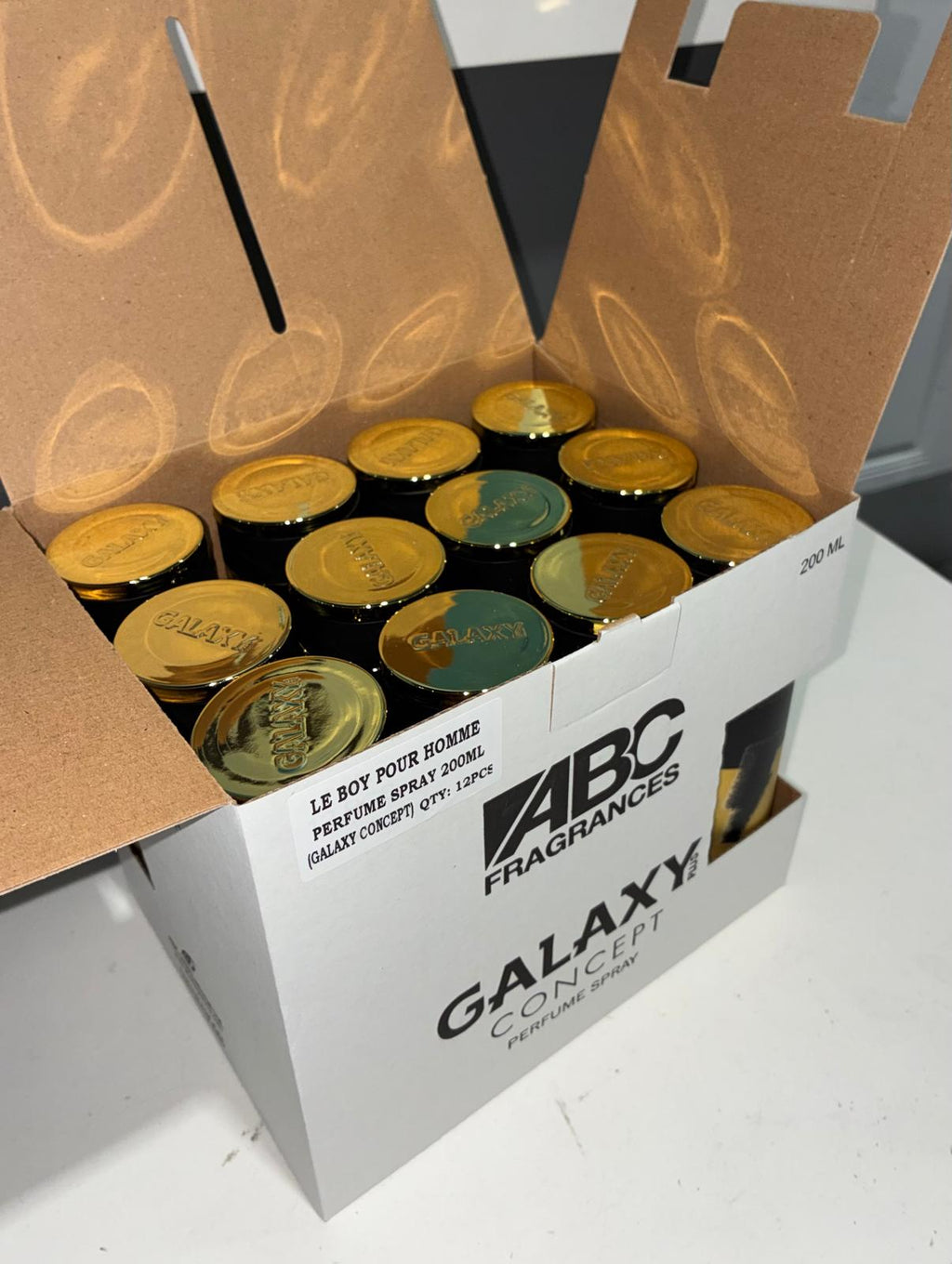 12 PCS (2.5 each) Galaxy Plus LE BOY Perfume Spray Pour Homme 200ml