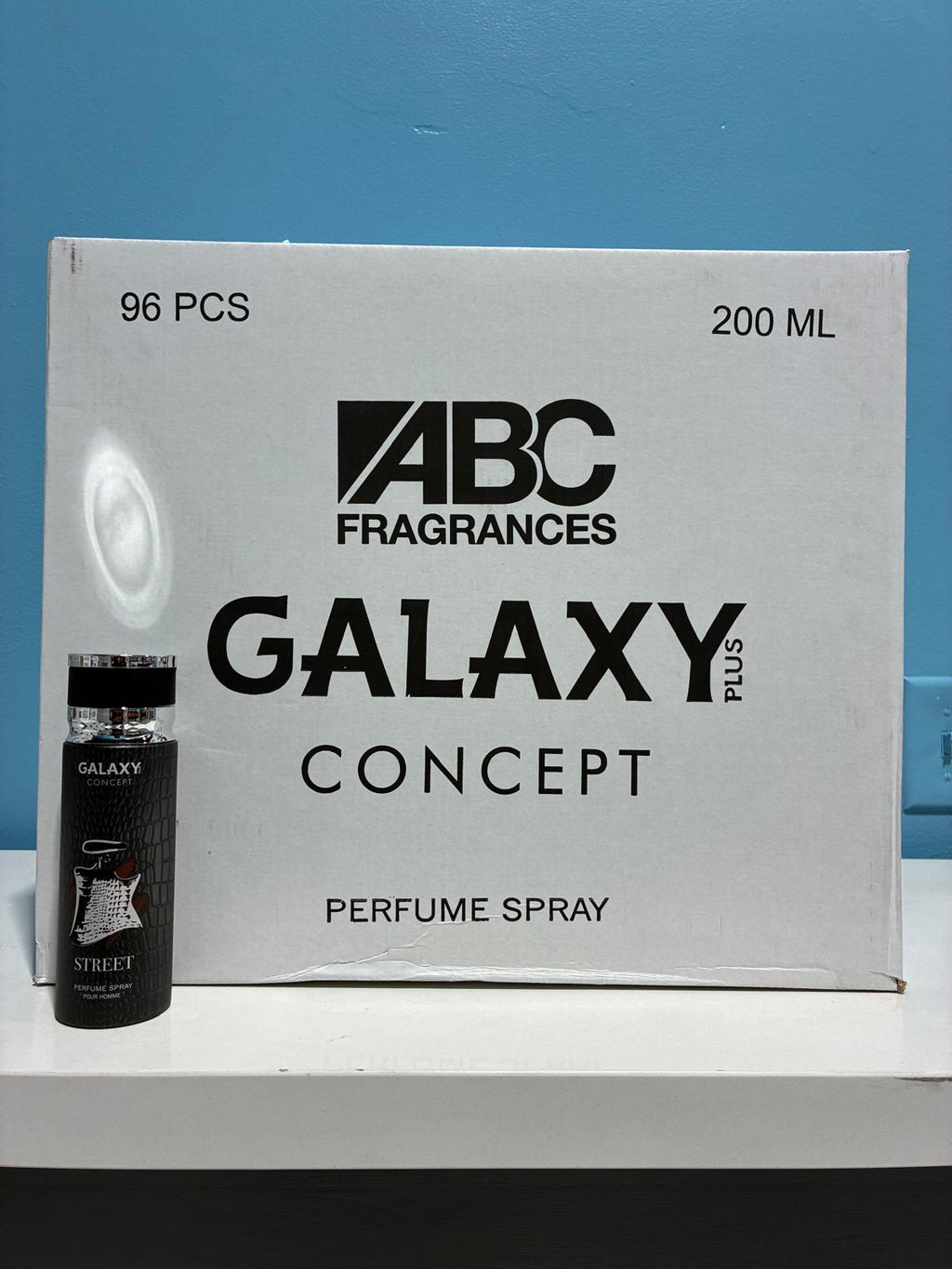 96 PCS (1.56 each) Galaxy Plus STREET Perfume Spray Pour Homme 200ml
