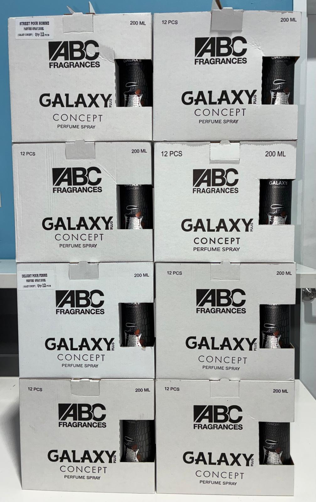 96 PCS (1.56 each) Galaxy Plus STREET Perfume Spray Pour Homme 200ml