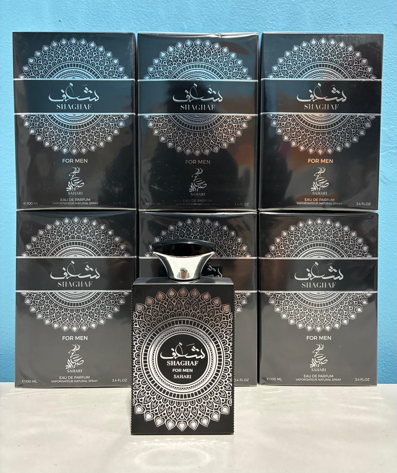 6 PCS (15 each) Sahari Shaghaf For Men Eau de Parfum 100ml