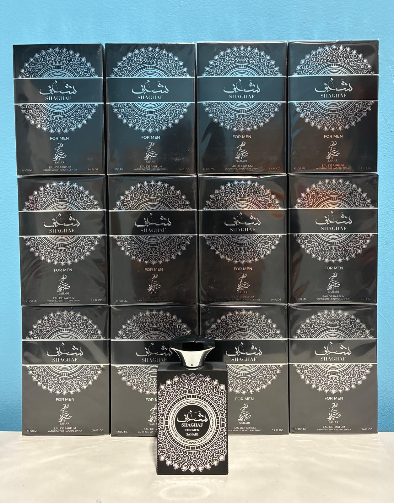 12 PCS (12 each) Sahari Shaghaf For Men Eau de Parfum 100ml