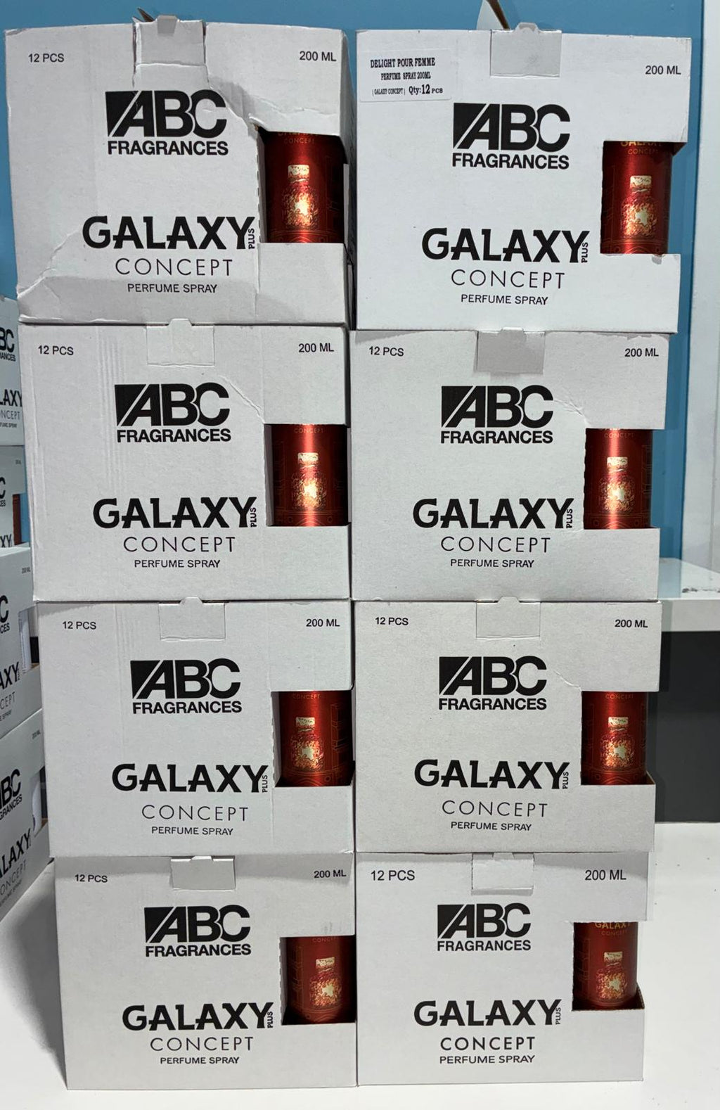96 PCS (1.56 each) Galaxy Plus BARACA Perfume Spray Pour Femme 200ml