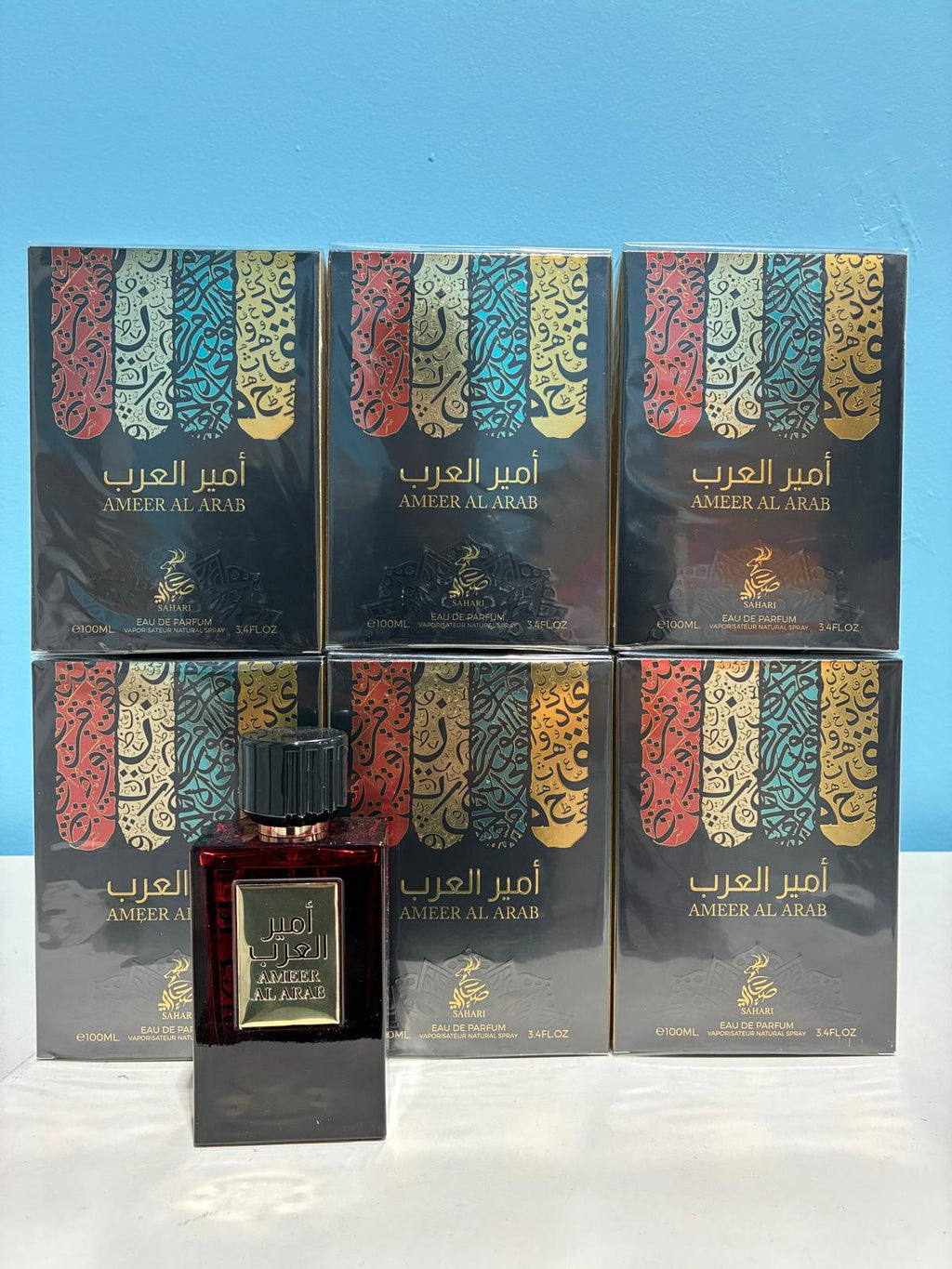6 PCS (15 each) Sahari Ameer Al Arab Eau De Parfum 100ml 3.4fl.oz