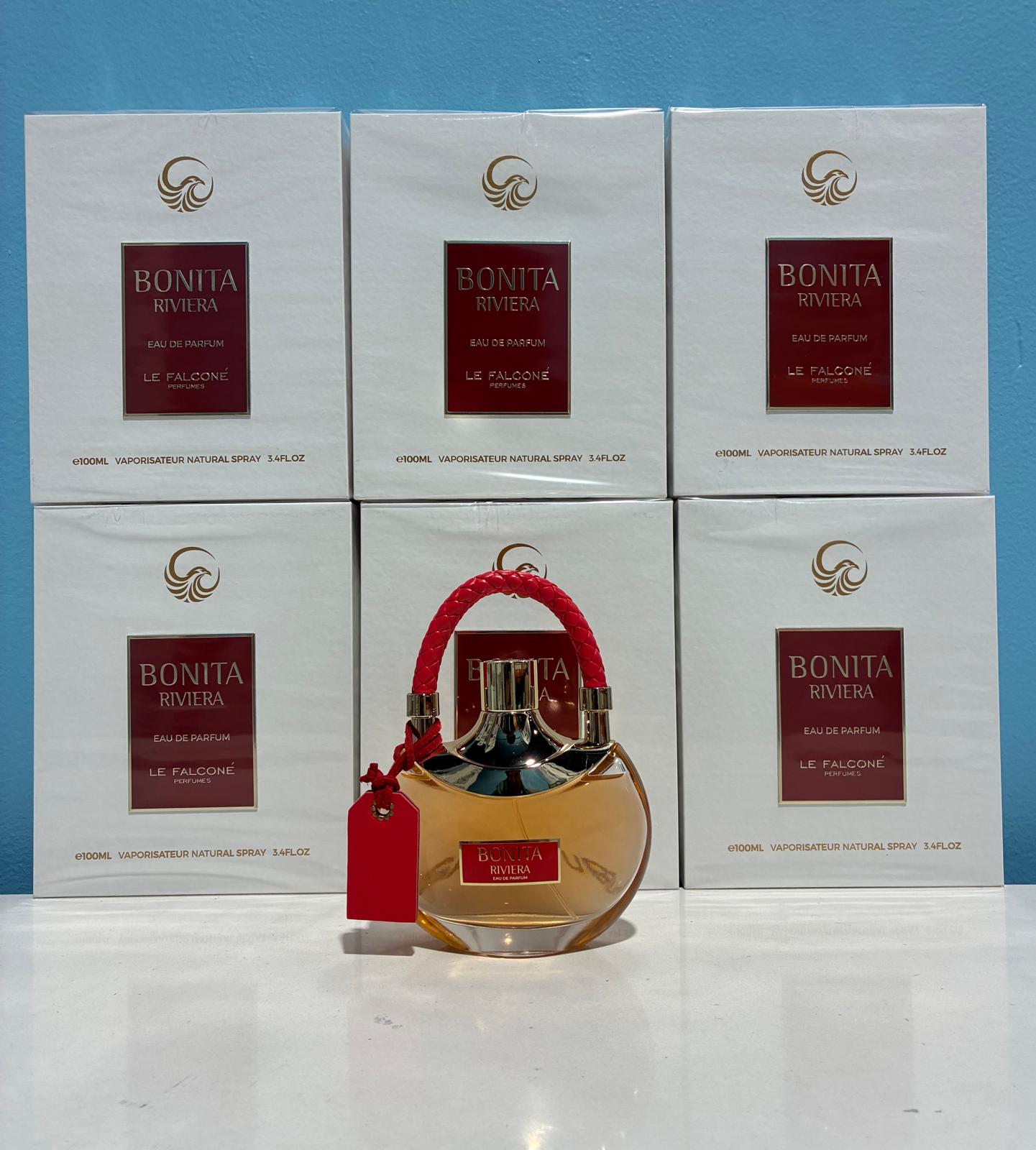 6 PCS (15 each) Le Falcone Bonita Riviera Eau de Parfum 100ml 3.4fl.oz