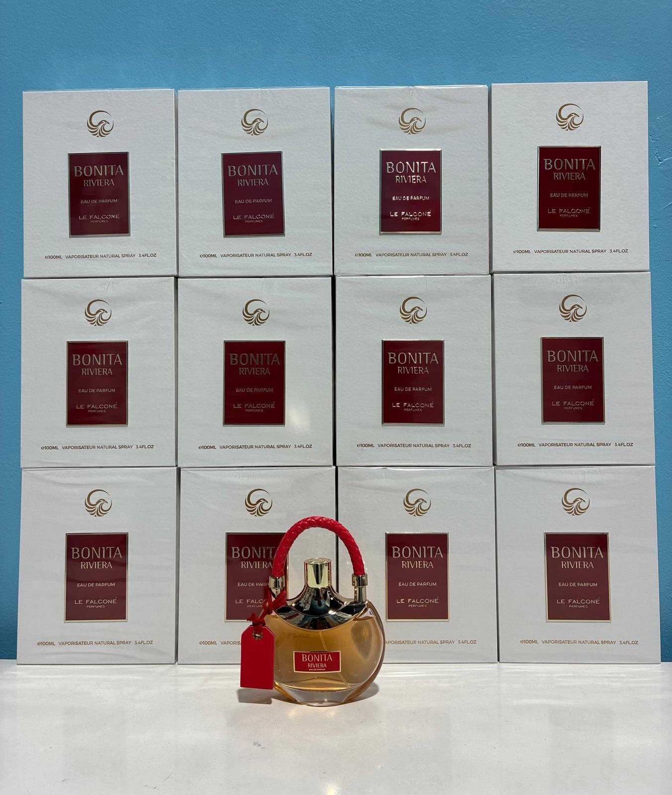 12 PCS (12 each) Le Falcone Bonita Riviera Eau de Parfum 100ml 3.4fl.oz