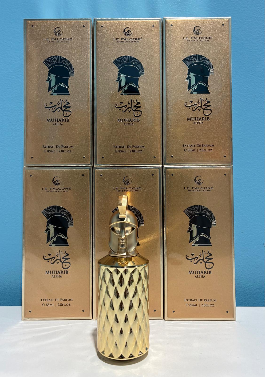 6 PCS (21.5 each) Le Falcone Niche Muharib Alpha Eau de Parfum 85ml 2.8fl.oz