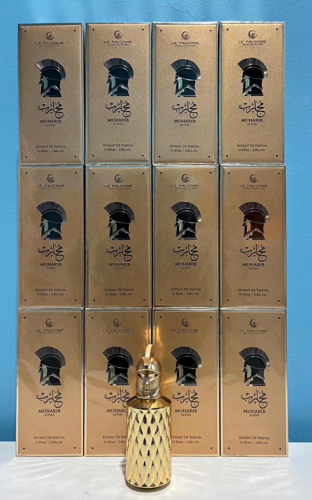 12 PCS (18.5 each) Le Falcone Niche Muharib Alpha Eau de Parfum 85ml 2.8fl.oz