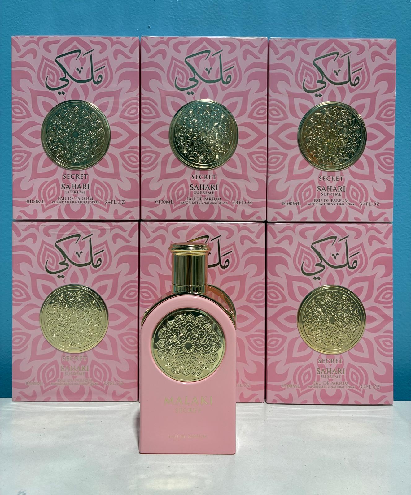 6 PCS (17 each) Sahari Malaki SECRET Eau de Parfum 100ml 3.4fl.oz