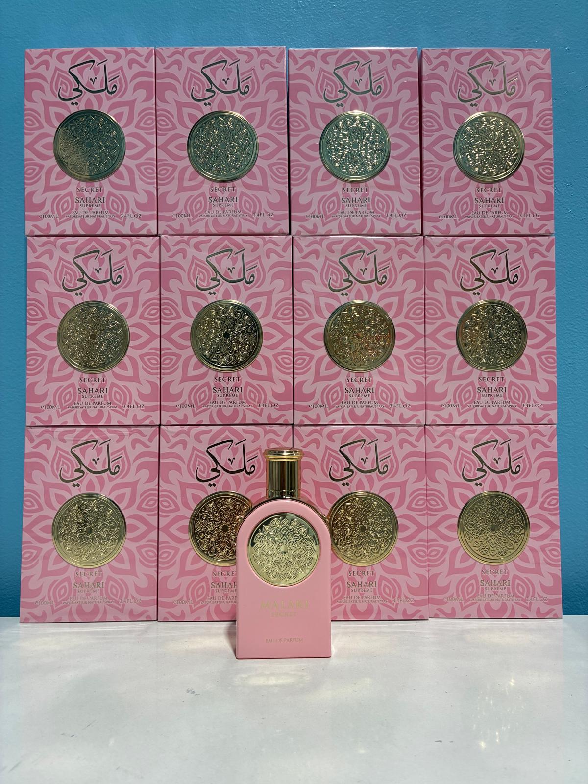 12 PCS (13.75 each) Sahari Malaki SECRET Eau de Parfum 100ml 3.4fl.oz
