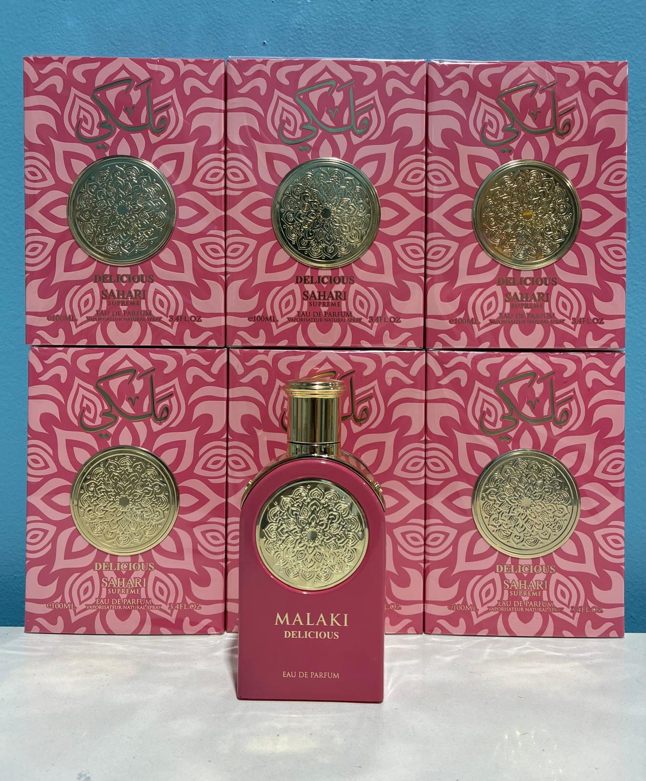 6 PCS (17 each) Sahari Malaki DELICIOUS Eau de Parfum 100ml 3.4fl.oz