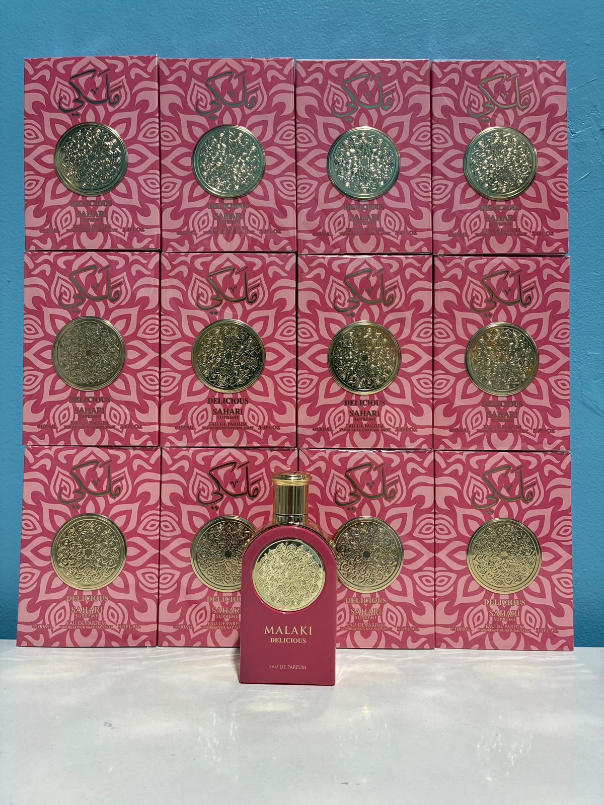 12 PCS (13.75 each) Sahari Malaki DELICIOUS Eau de Parfum 100ml 3.4fl.oz