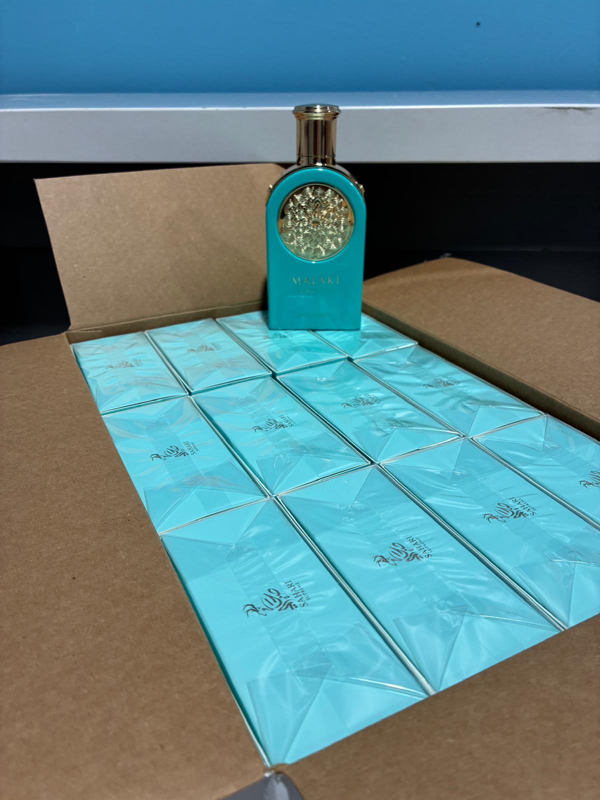 12 PCS (13.75 each) Sahari Malaki TURQUOISE Eau de Parfum 100ml 3.4fl.oz