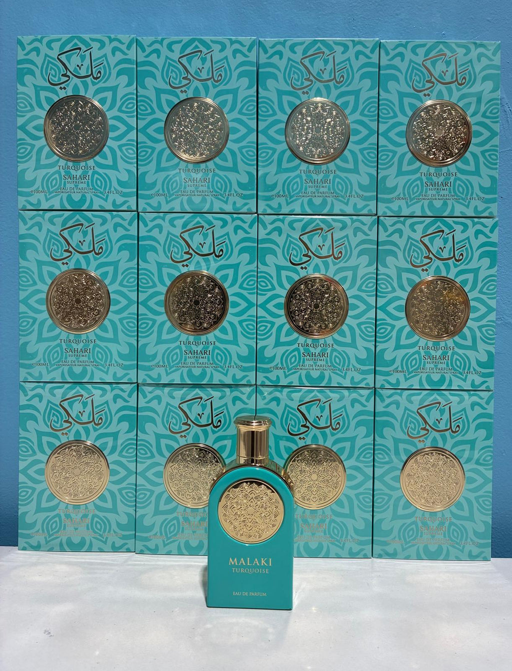 12 PCS (13.75 each) Sahari Malaki TURQUOISE Eau de Parfum 100ml 3.4fl.oz