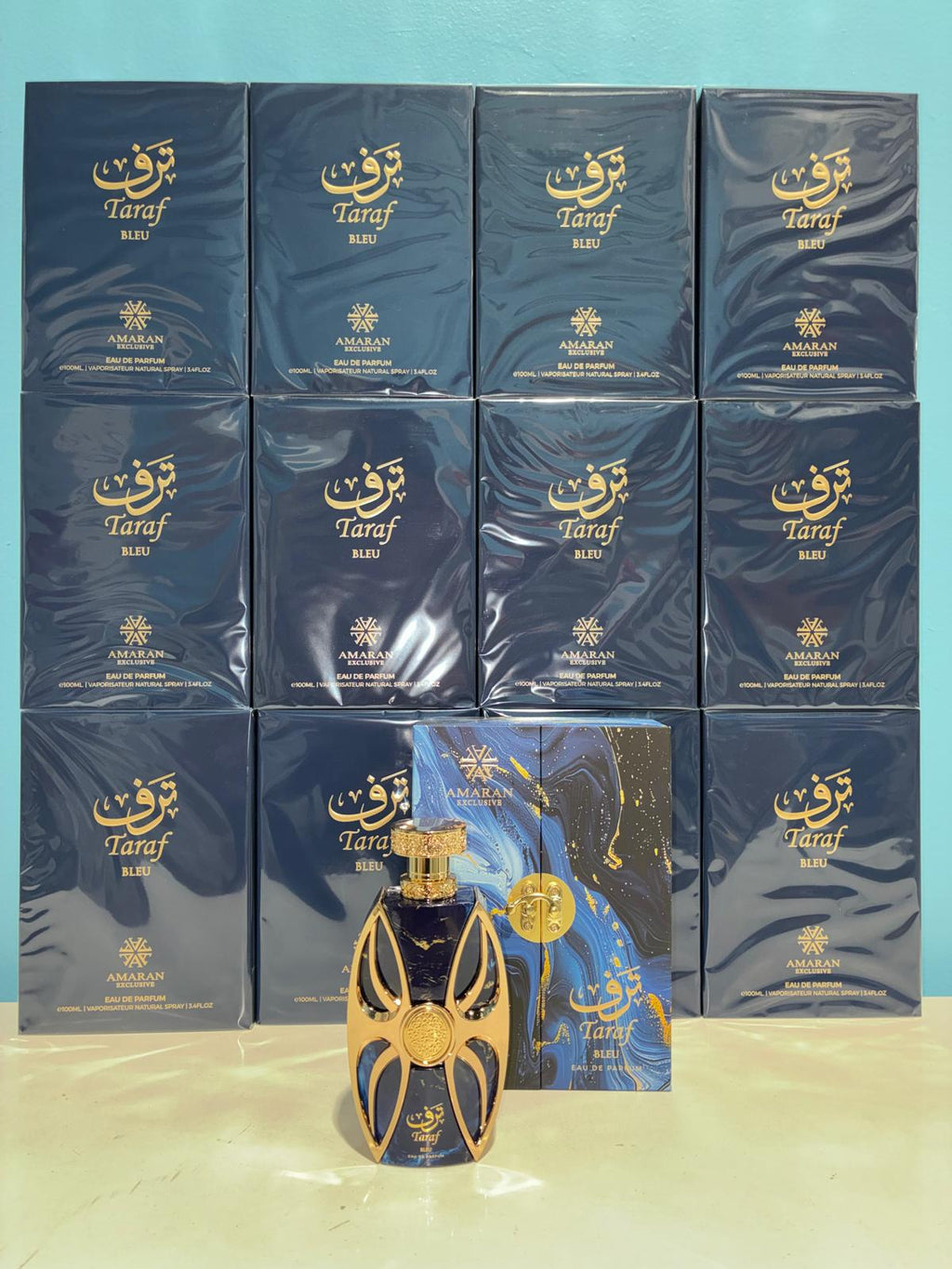 12 PCS (18.5 each) Amaran Exclusive TARAF BLEU Eau De Parfum 100ml 3.4fl.oz