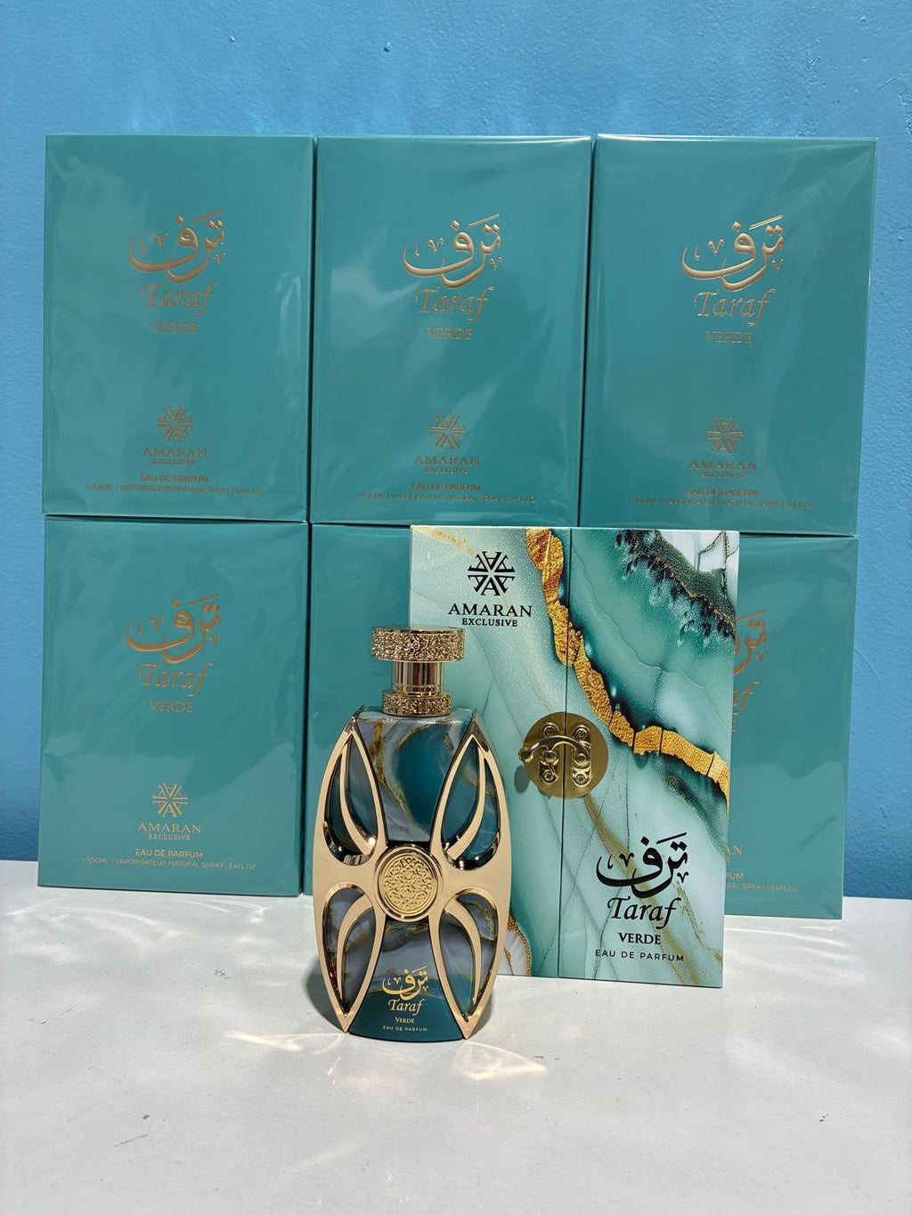 6 PCS (21.5 each) Amaran Exclusive TARAF VERDE Eau De Parfum 100ml 3.4fl.oz