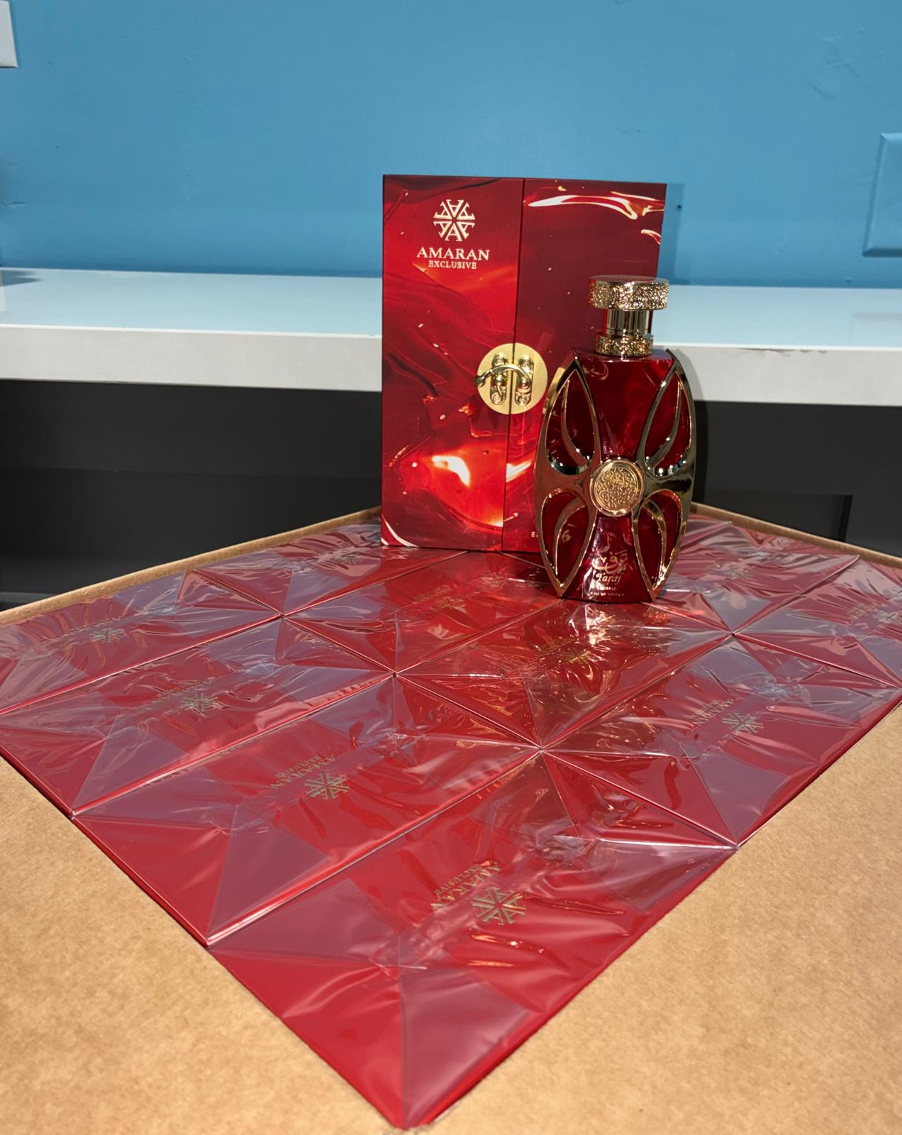 12 PCS (18.5 each) Amaran Exclusive TARAF ROUGE Eau De Parfum 100ml 3.4fl.oz