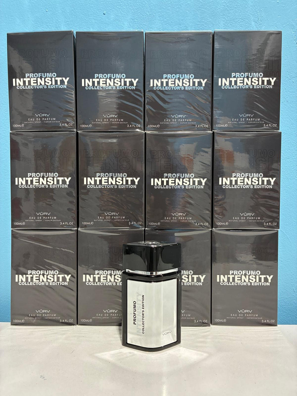 12 PCS (12 each) VURV- PROFUMO INTENSITY COLLECTORS EDITION 100ML 3.4fl.oz