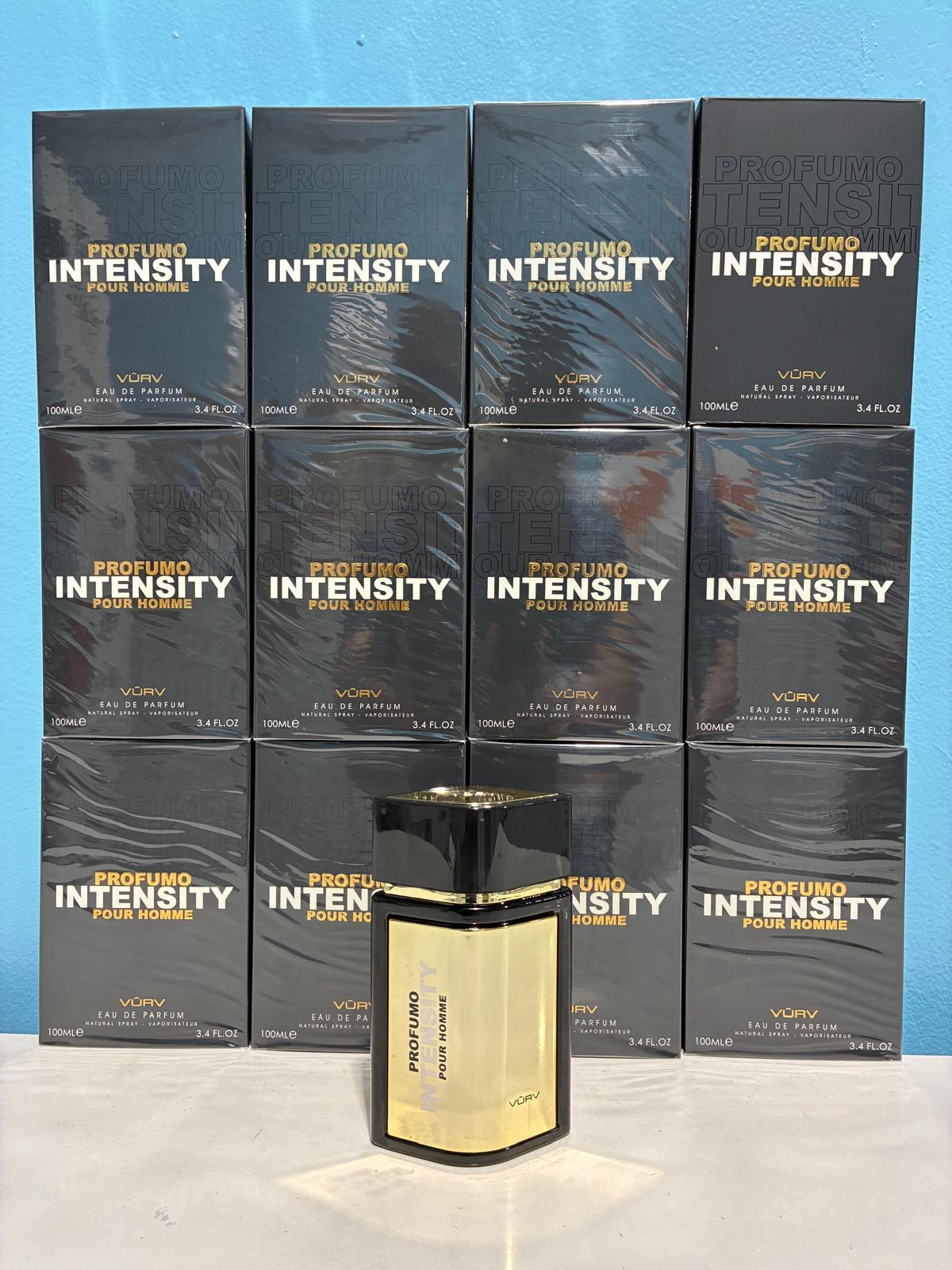 12 PCS (12 each) VURV- PROFUMO INTENSITY 100ML 3.4fl.oz
