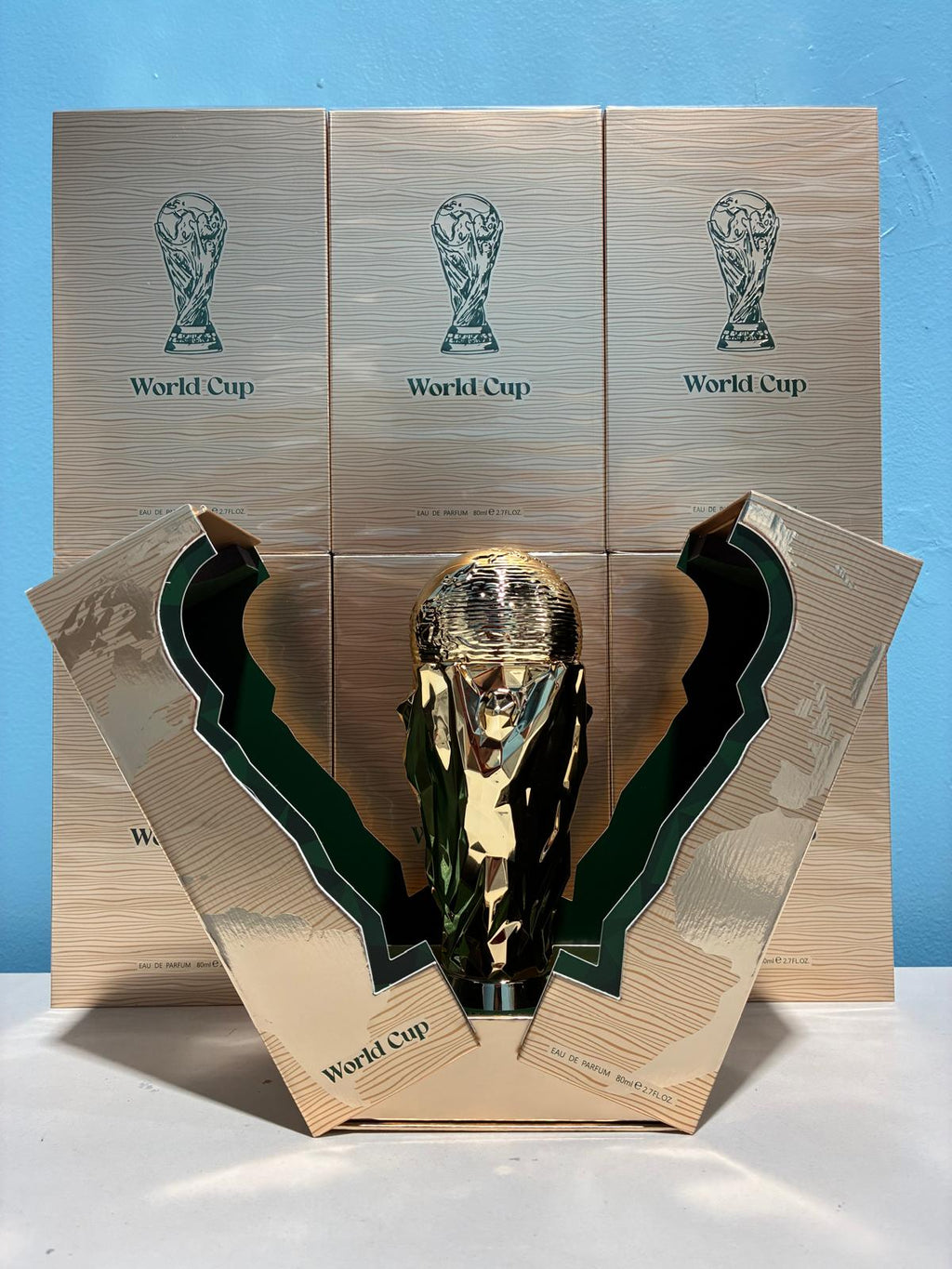 6 PCS (38 each) Zakat World Cup Eau Parfum 80ml 2.7fl.oz