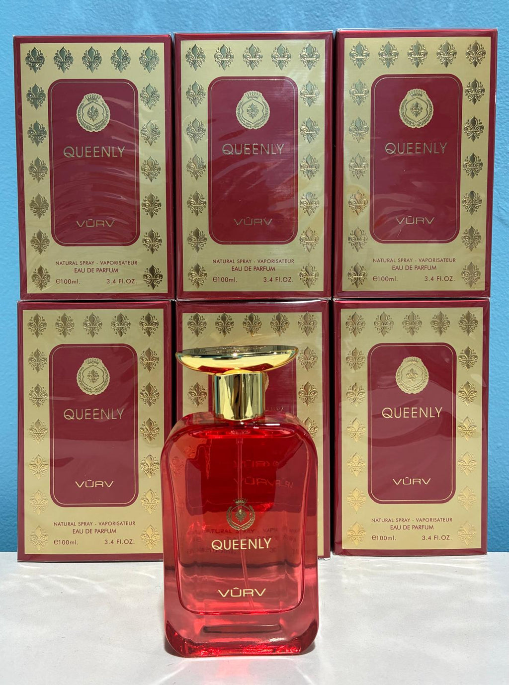 6 PCS (15 each) Vurv - Queenly Eau De Parfum 100ml 3.4fl.oz